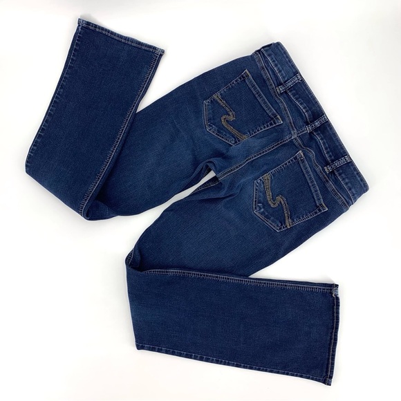 Silver Jeans Co. Suki Slim Bootcut Indigo Blue Jeans, W31/L33 - Picture 2 of 16